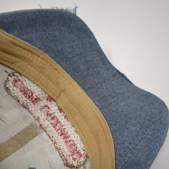Unbranded Snapback Trucker Hat Multicolor OS Adjustable Mesh Back Distressed - Picture 8 of 9